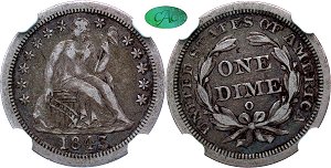 GFRC Open Set Registry - Copper Harbor 1843 Seated  10C