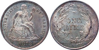 GFRC Open Set Registry - Dale Miller 1878 Seated  10C