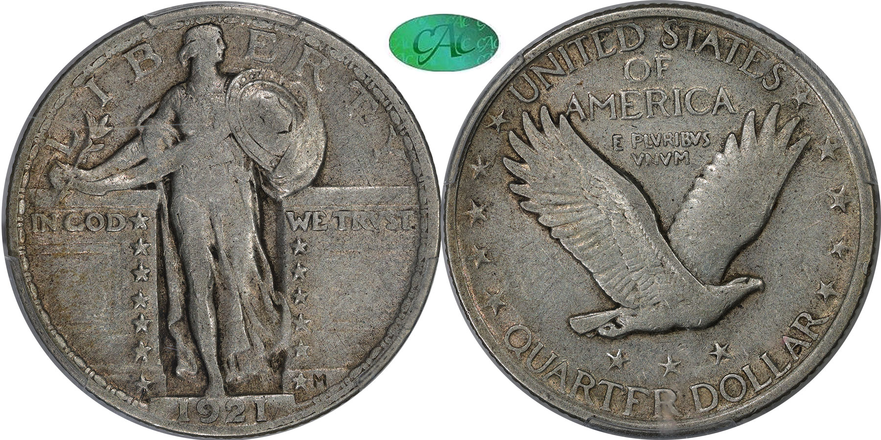 Standing Liberty 25C 1921