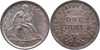 GFRC Open Set Registry - Tim Cook MD 1838 Seated  10C