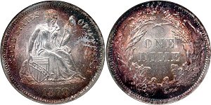 GFRC Open Set Registry - Dale Miller 1878 Seated  10C