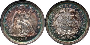 GFRC Open Set Registry - Dale Miller 1856 Seated  10C