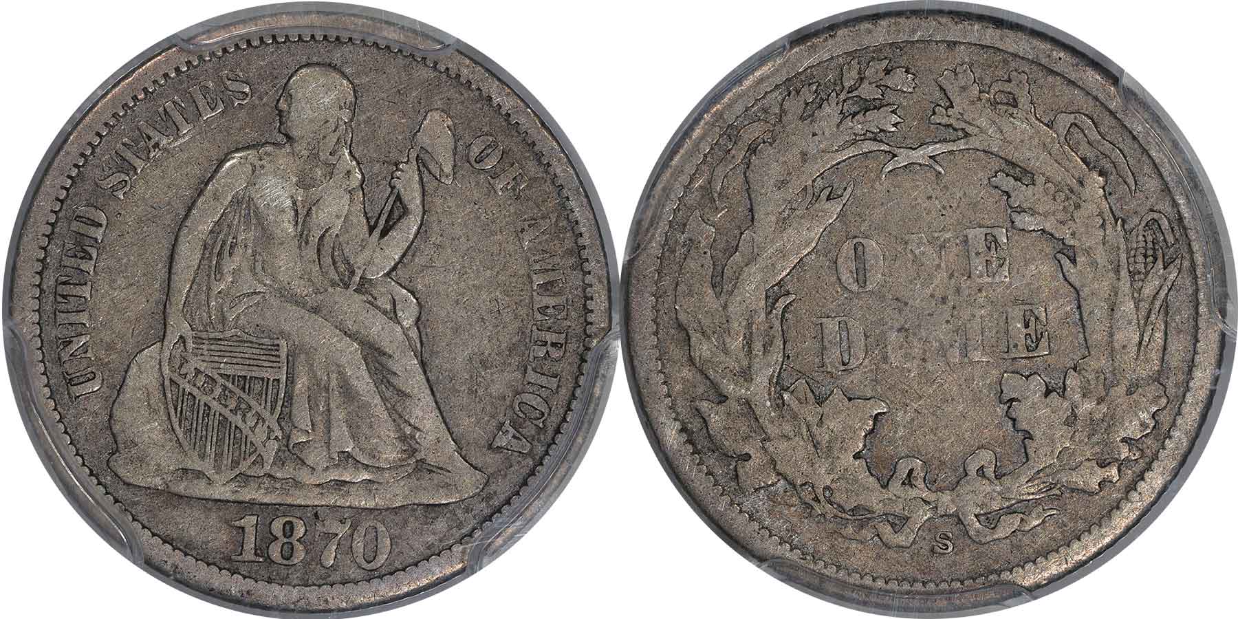 GFRC Open Set Registry - Semikey 1870 Seated  10C