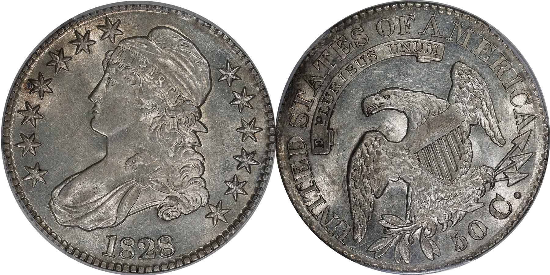 GFRC Open Set Registry - nacnud 1828 Capped Bust  50C