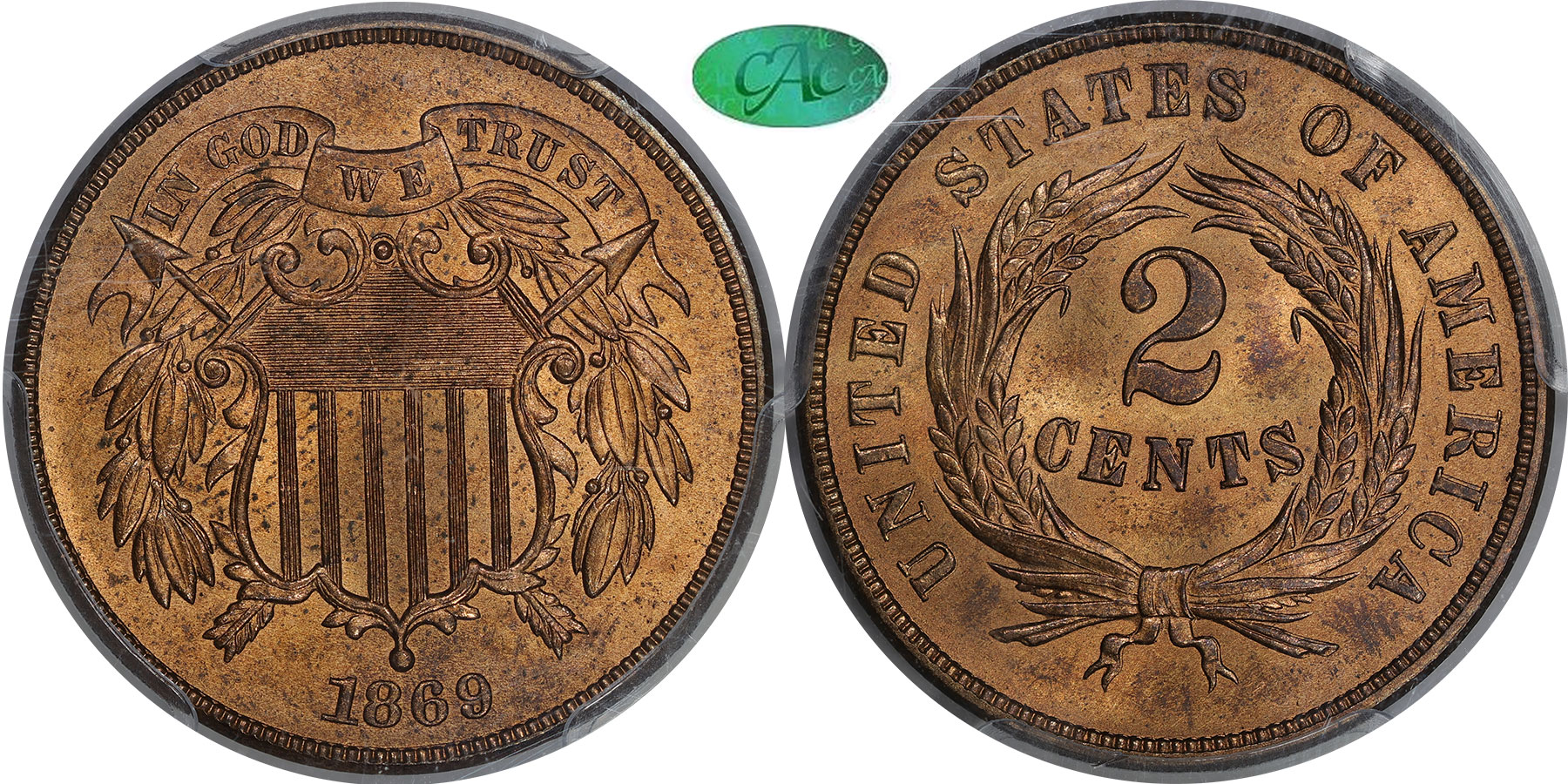 Early Copper 2C 1869